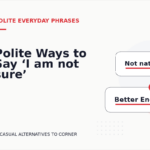 Polite Ways to Say ‘I am not sure’