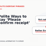 Polite Ways to Say ‘Please confirm receipt’