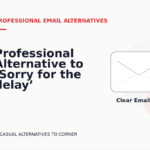 Professional Alternative to ‘Sorry for the delay’