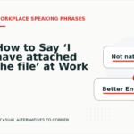 How to Say ‘I have attached the file’ at Work