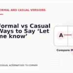 Formal vs Casual Ways to Say ‘Let me know’