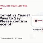 Formal vs Casual Ways to Say ‘Please confirm receipt’